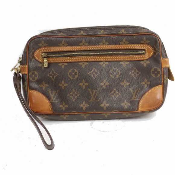 Authentic Louis Vuitton Clutch Marly Dragonne GM - Picture 2 of 8